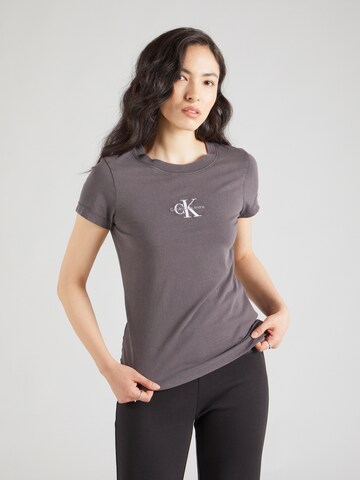 Calvin Klein Jeans T-Shirt in Grau: Vorderseite