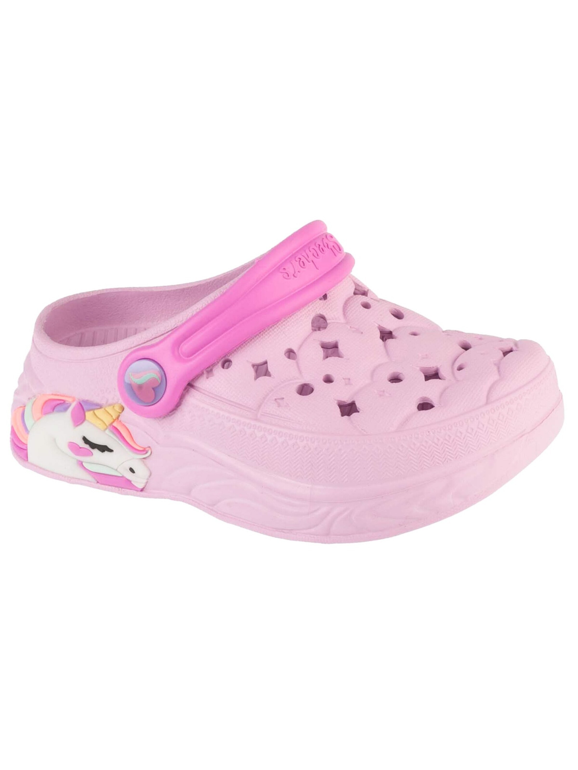SKECHERS Sandals 'Unicorn Dreamer' in Pink: front
