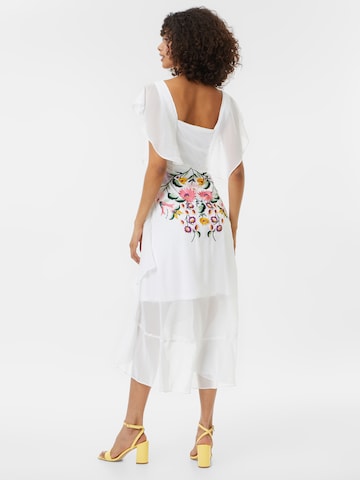 Robe de cocktail Frock and Frill en blanc