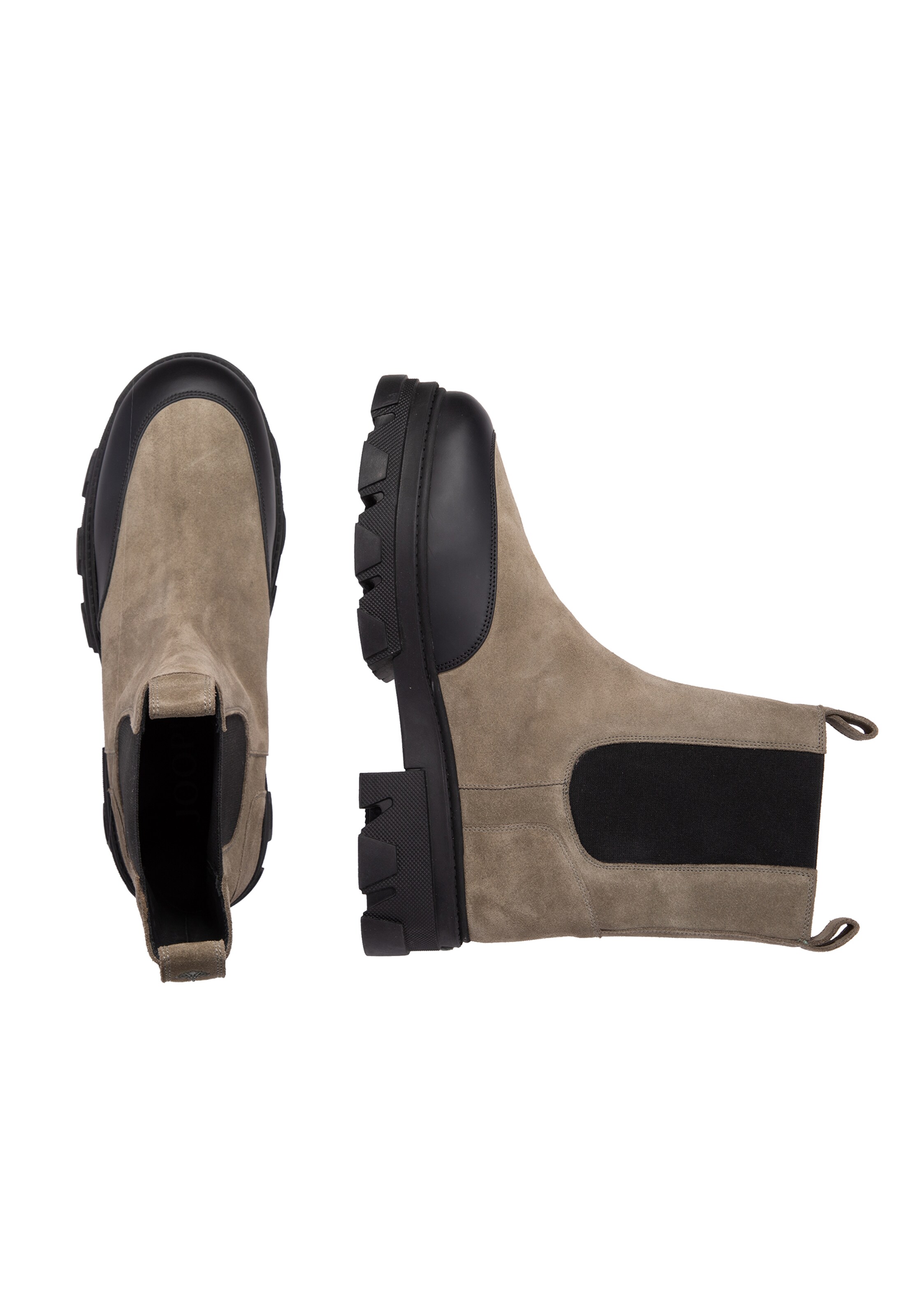 Chelsea Boots 'Velluto Cameo' JOOP! en vert