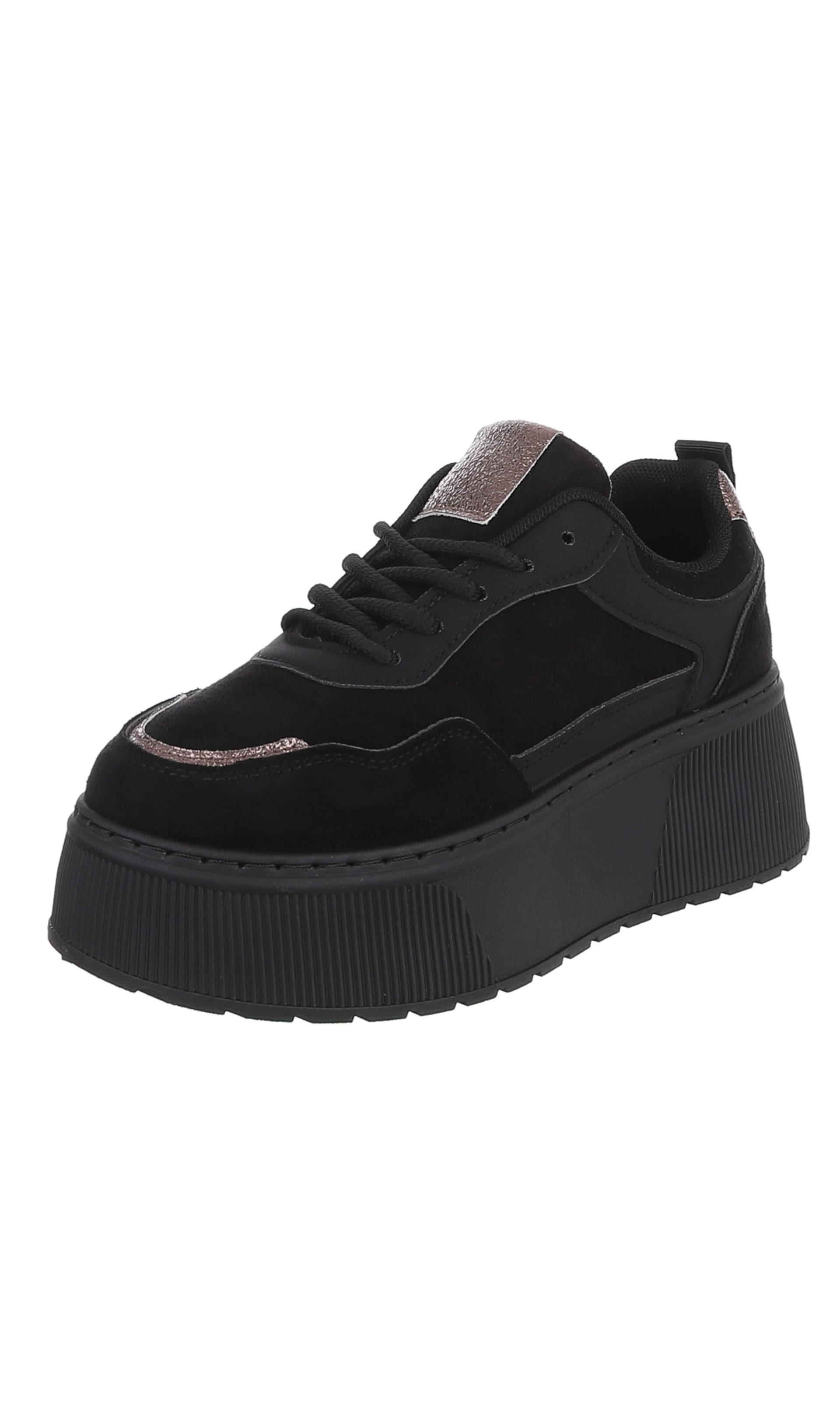 Ital-Design Sneaker in 36 in schwarz, Produktansicht