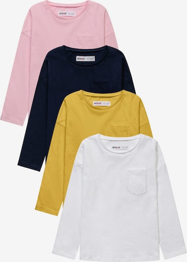 MINOTI T-Shirt en jaune / gris / rose / noir, Vue avec produit