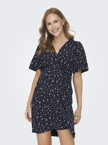 Robe Only Maternity en bleu : devant