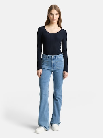 TOM TAILOR DENIM Pullover in Blau