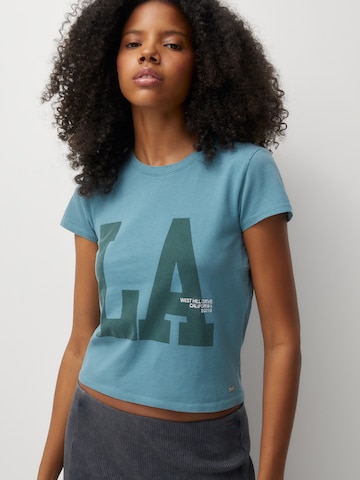 Pull&Bear T-Shirt in Blau