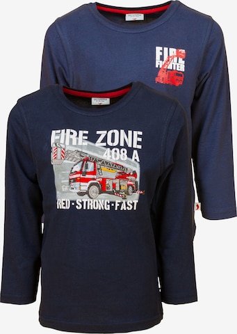 SALT AND PEPPER Shirt 'Fire Zone' in Blau: predná strana