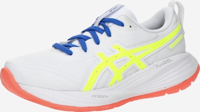 ASICS Tenisice za trčanje 'GEL-CUMULUS 27 ATC' u plava / neonsko žuta / bijela, Pregled proizvoda