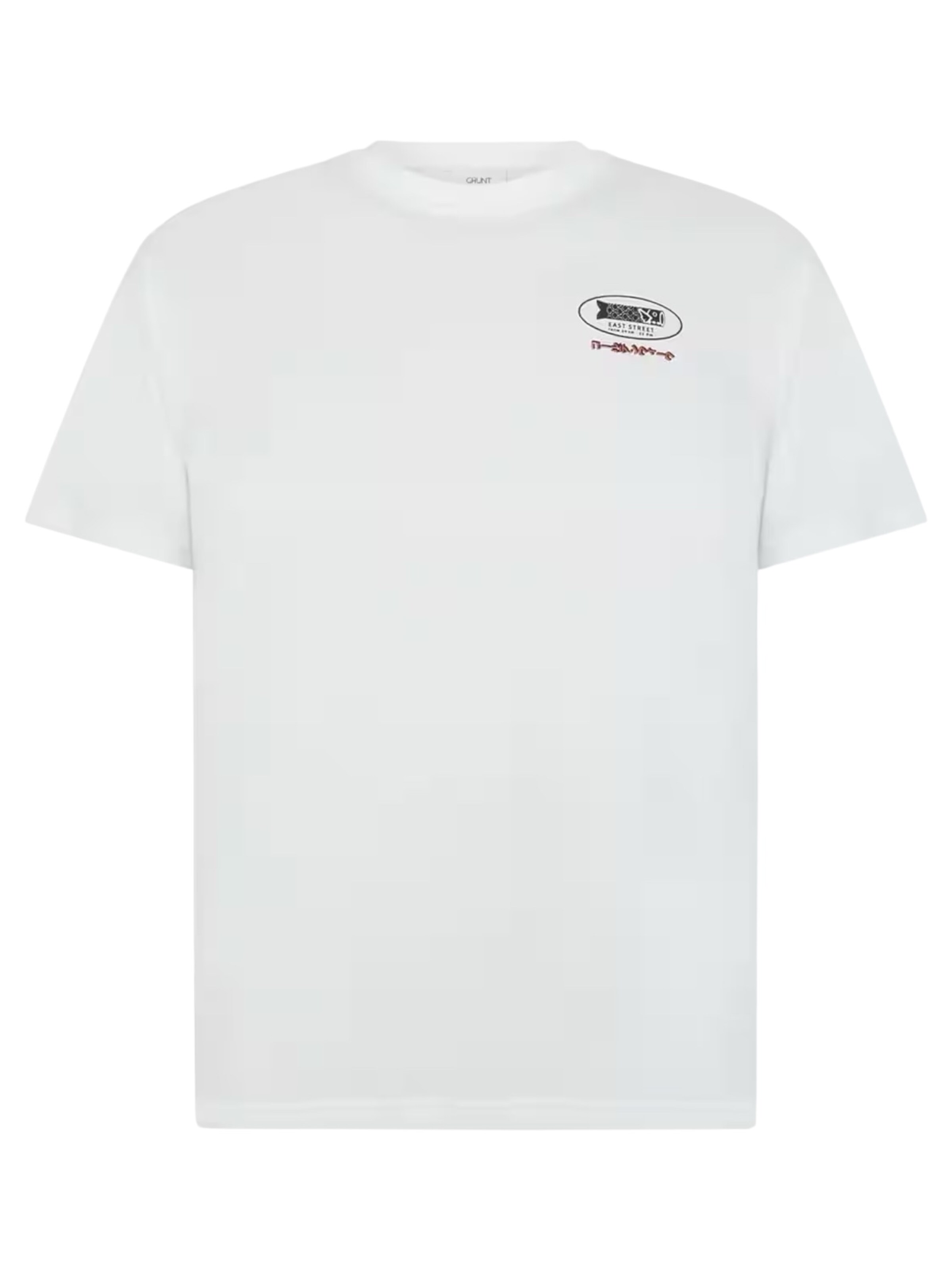 GRUNT Shirt 'GRDang SS' in Weiß: Vorderseite