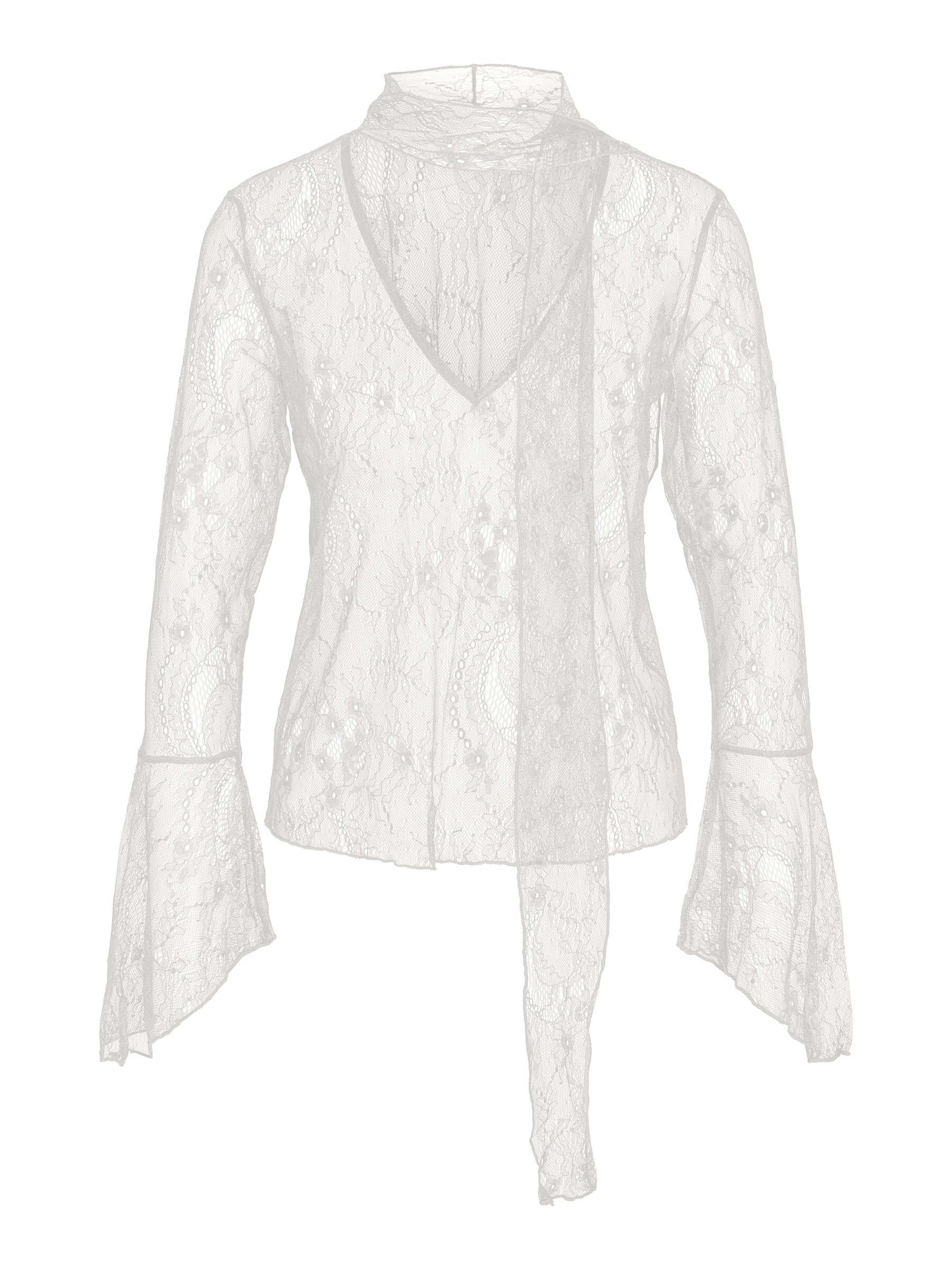 Noisy may Blouse in White: front