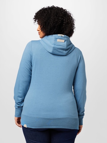 Ragwear Plus Bluza rozpinana 'PAYA' w kolorze niebieski
