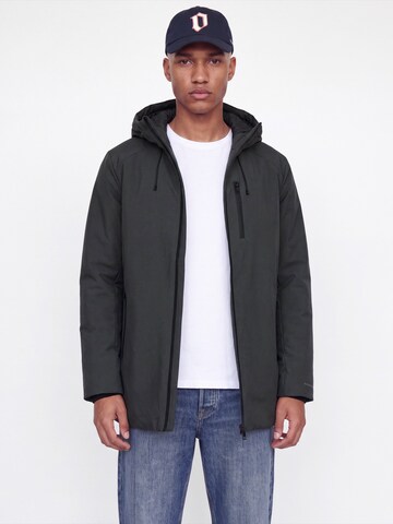 JACK & JONES Φθινοπωρινό και ανοιξιάτικο μπουφάν 'JJSAGE' σε γκρι: μπροστά