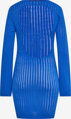 ebeeza Gebreide jurk in Blauw