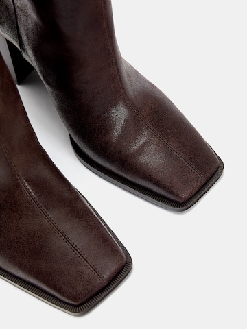 Bottes Pull&Bear en marron