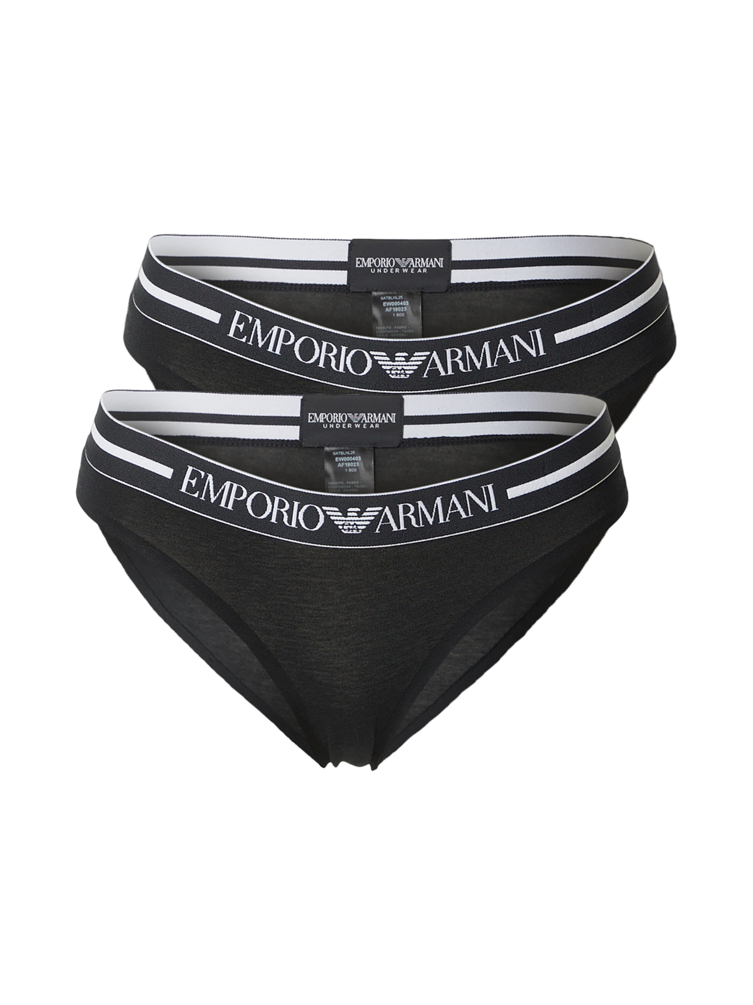 Emporio Armani Слип в черно: отпред
