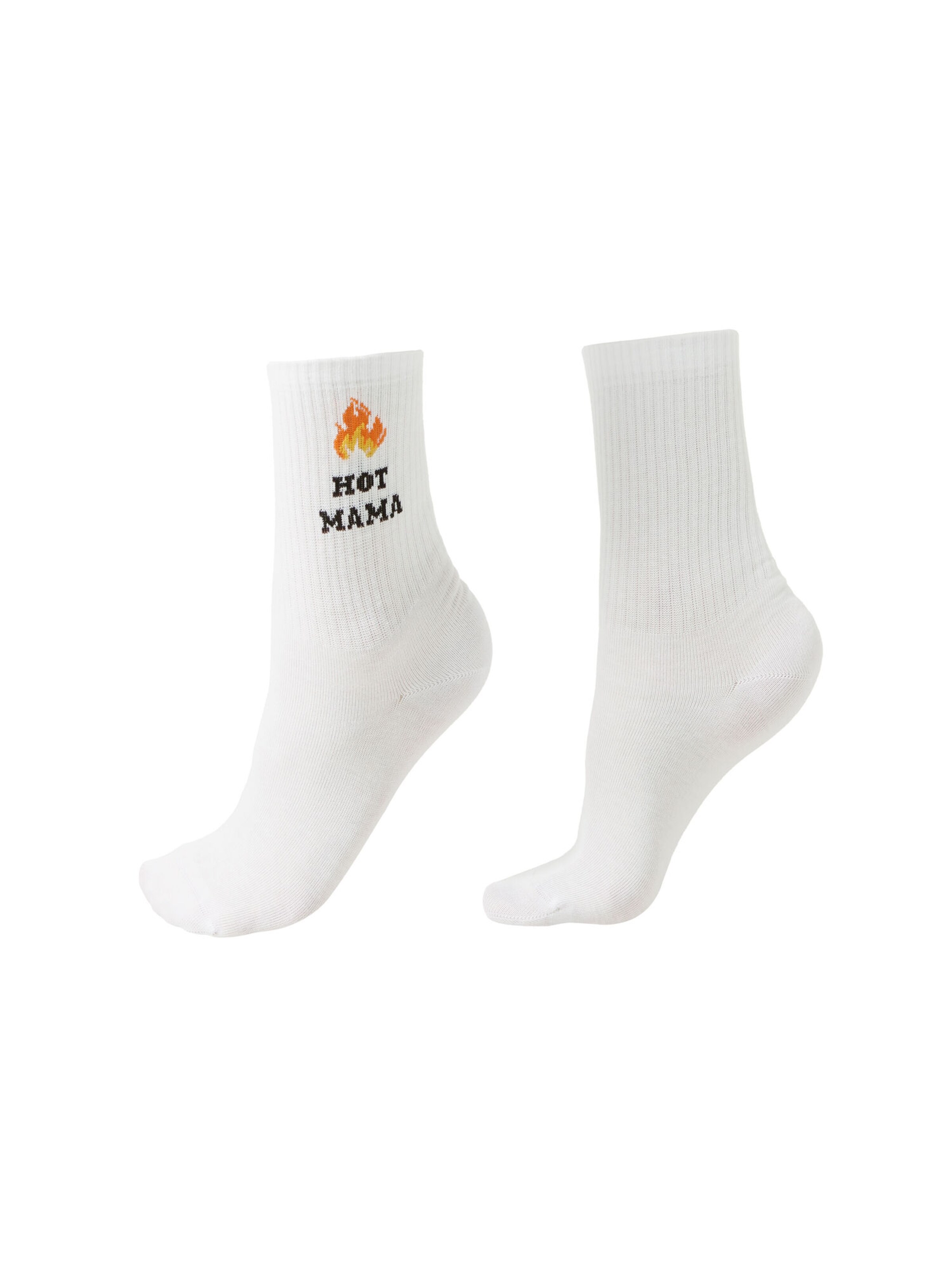 CALZEDONIA Socks 'Hot Mama' in White: front
