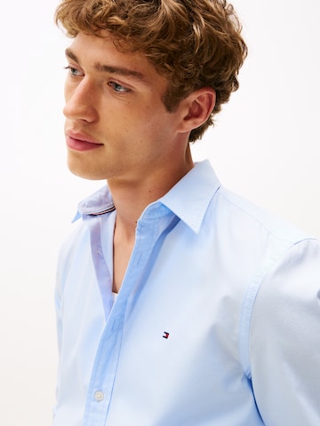 TOMMY HILFIGER Regular fit Skjorta 'FLEX' i blå