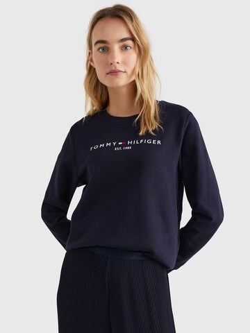 Sweat-shirt TOMMY HILFIGER en bleu : devant