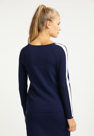 usha BLUE LABEL Strickpullover in Blau