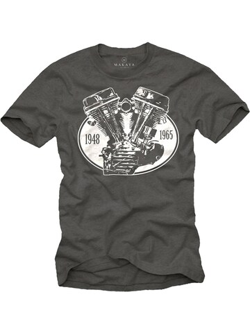 MAKAYA Shirt in Grey: front