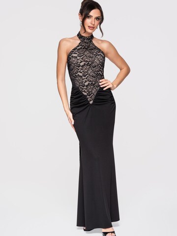 Ombre Abendkleid‌‌‌‌‌ in Schwarz