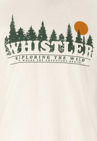 Whistler T-Shirt 'Cashew' in Weiß