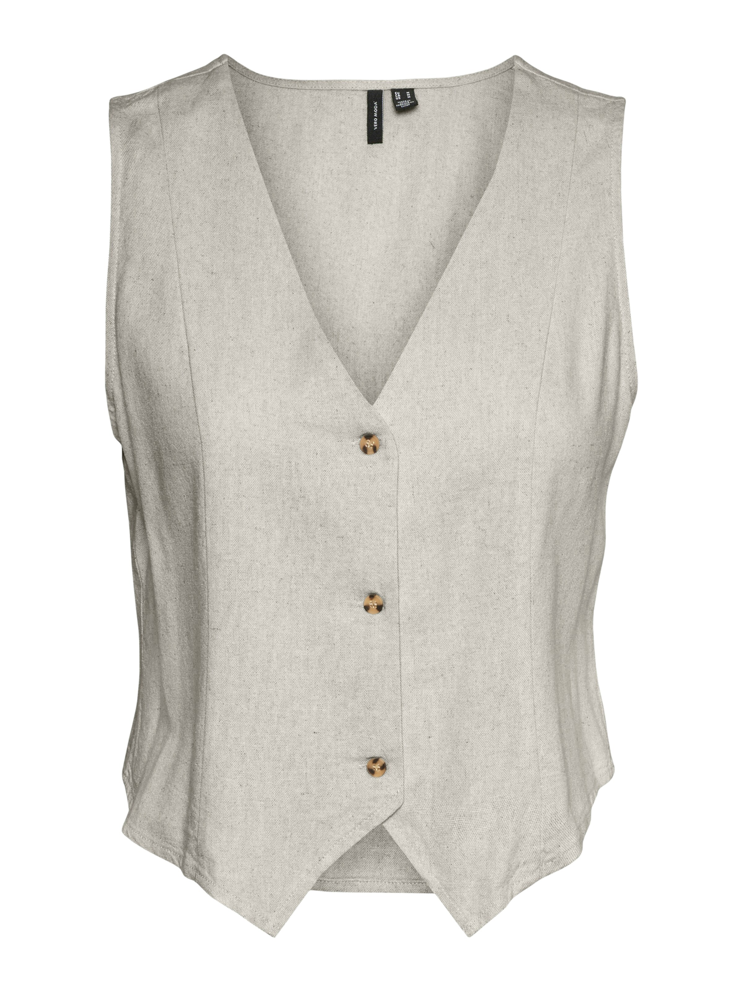 Gilet 'VMMYMILO' VERO MODA en gris : devant