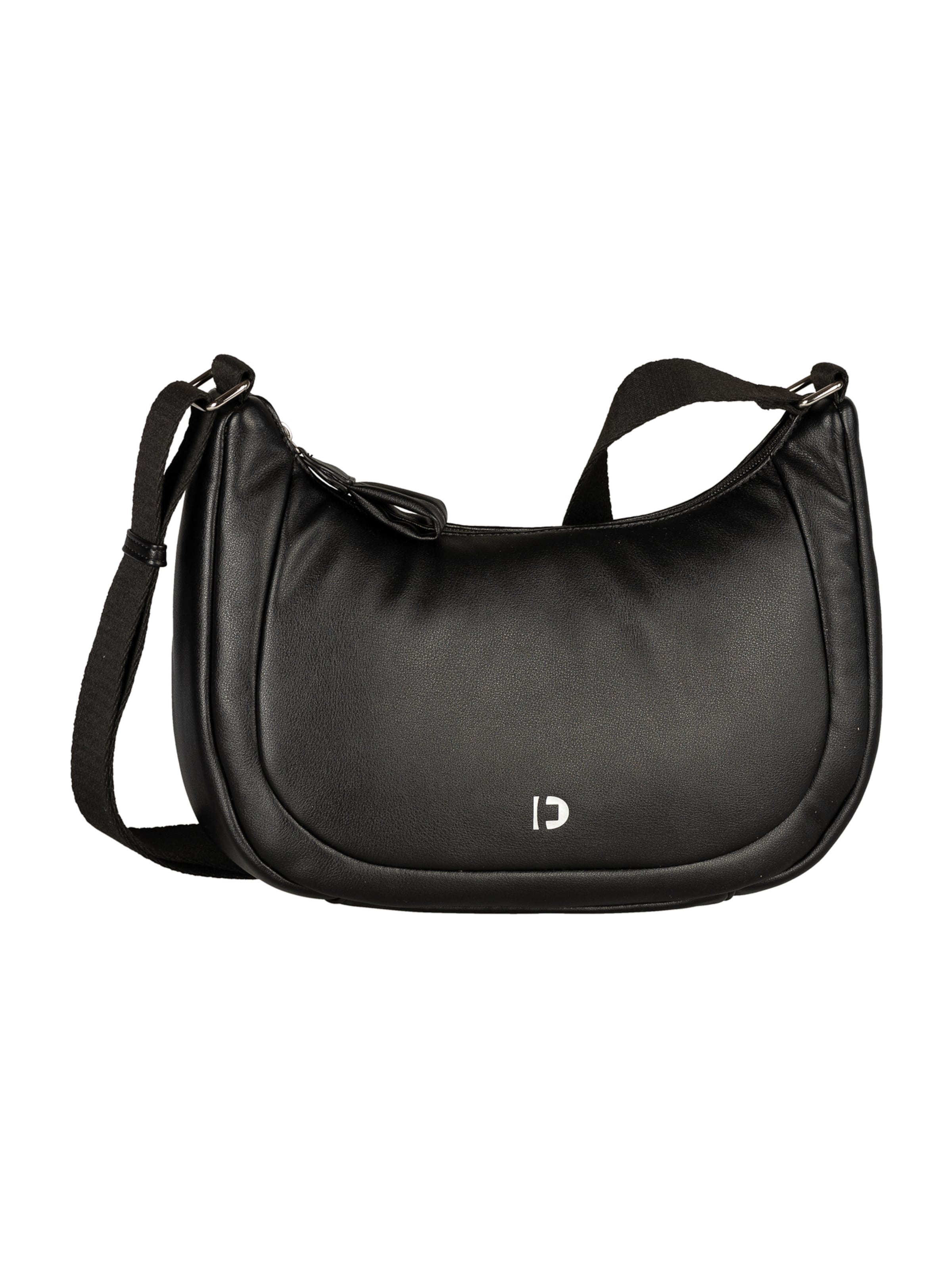 TOM TAILOR DENIM - Mala de ombro 'Maye' em preto: frente