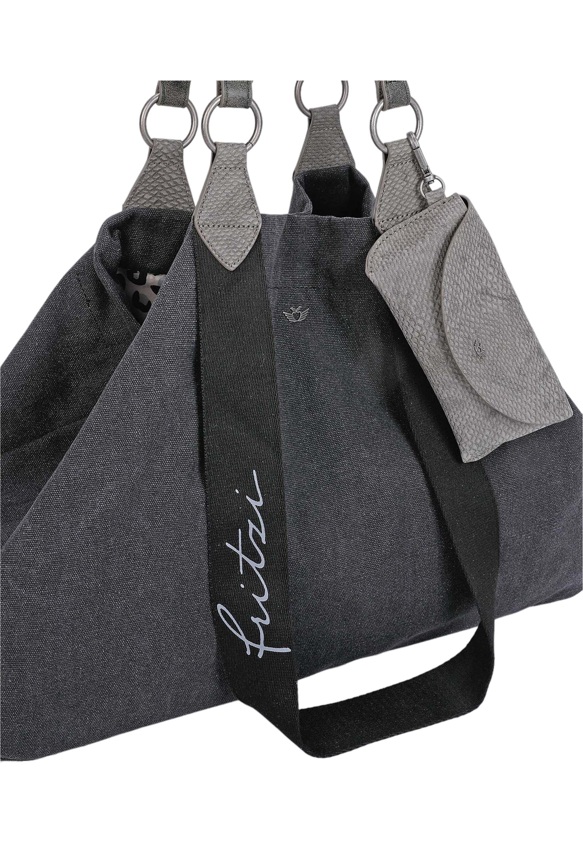 Fritzi aus Preußen Shopper 'Izzy' in Schwarz