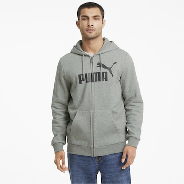 PUMA Sportsweatjacke in Grau: predná strana