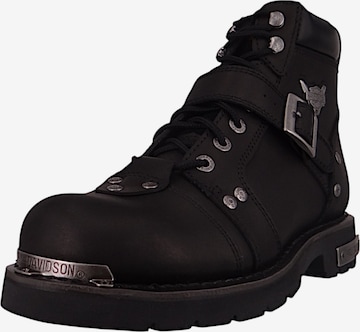 Bottes Harley Davidson en noir : devant