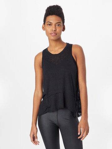 Marika Sports Top 'NORA' in Black: front