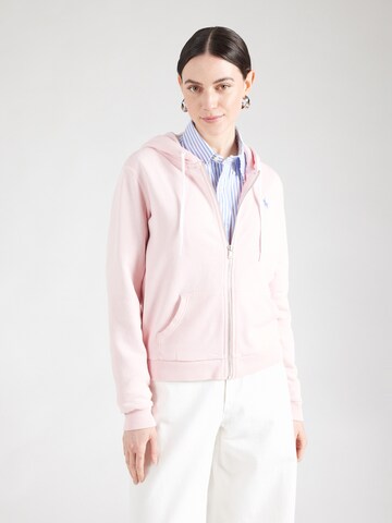 Polo Ralph Lauren Sweat jacket in Pink: front