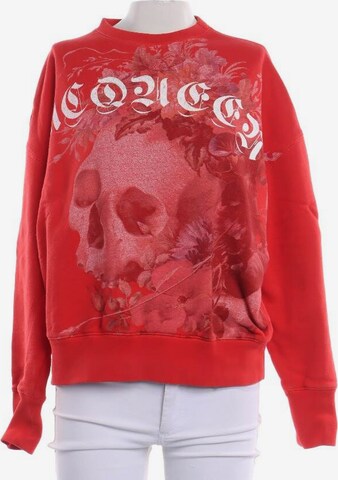 Alexander McQueen Sweatshirt / Sweatjacke XXS in Rot: predná strana