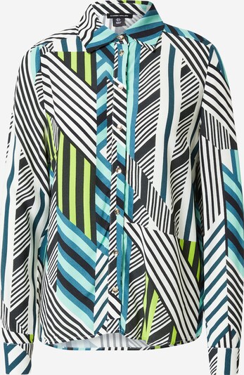 Camicia da donna Karen Millen di colore verde / nero / bianco, Visualizzazione prodotti
