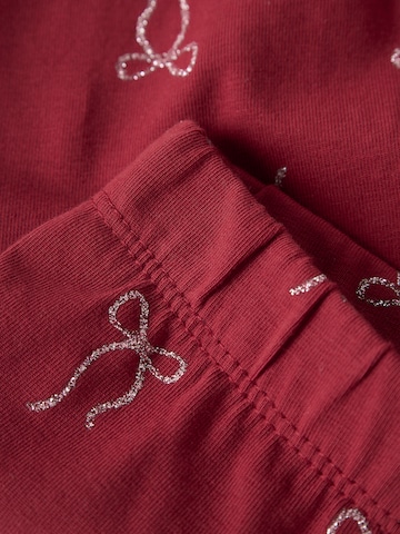 NAME IT - Skinny Leggings 'NMFRI' en rojo