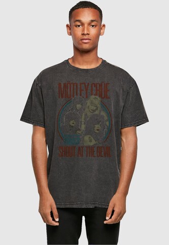 Maglietta 'Motley Crue - SATD Tour 1983' di Merchcode in nero: frontale