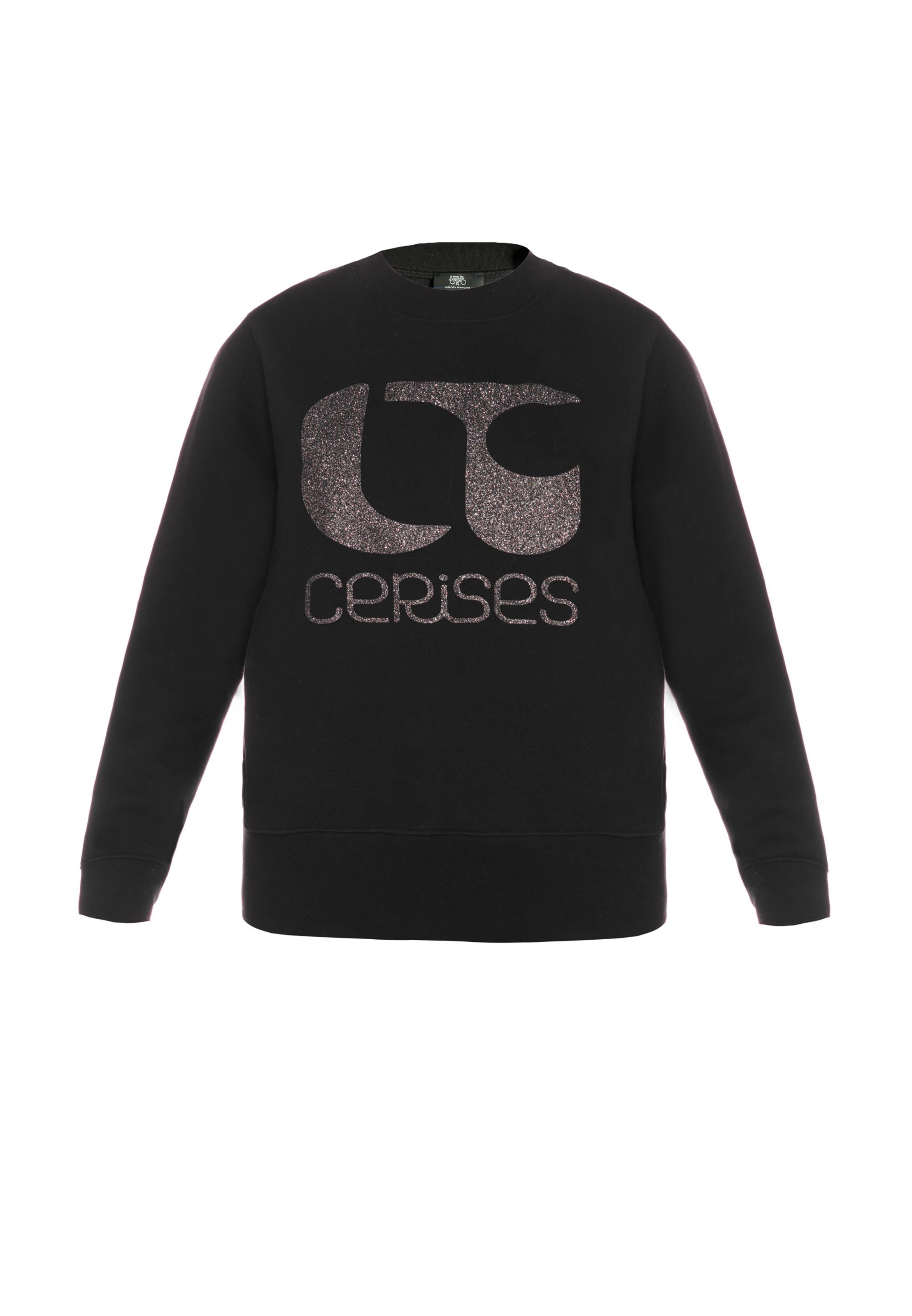 Sweat-shirt 'PAOLO' Le Temps Des Cerises en noir : devant