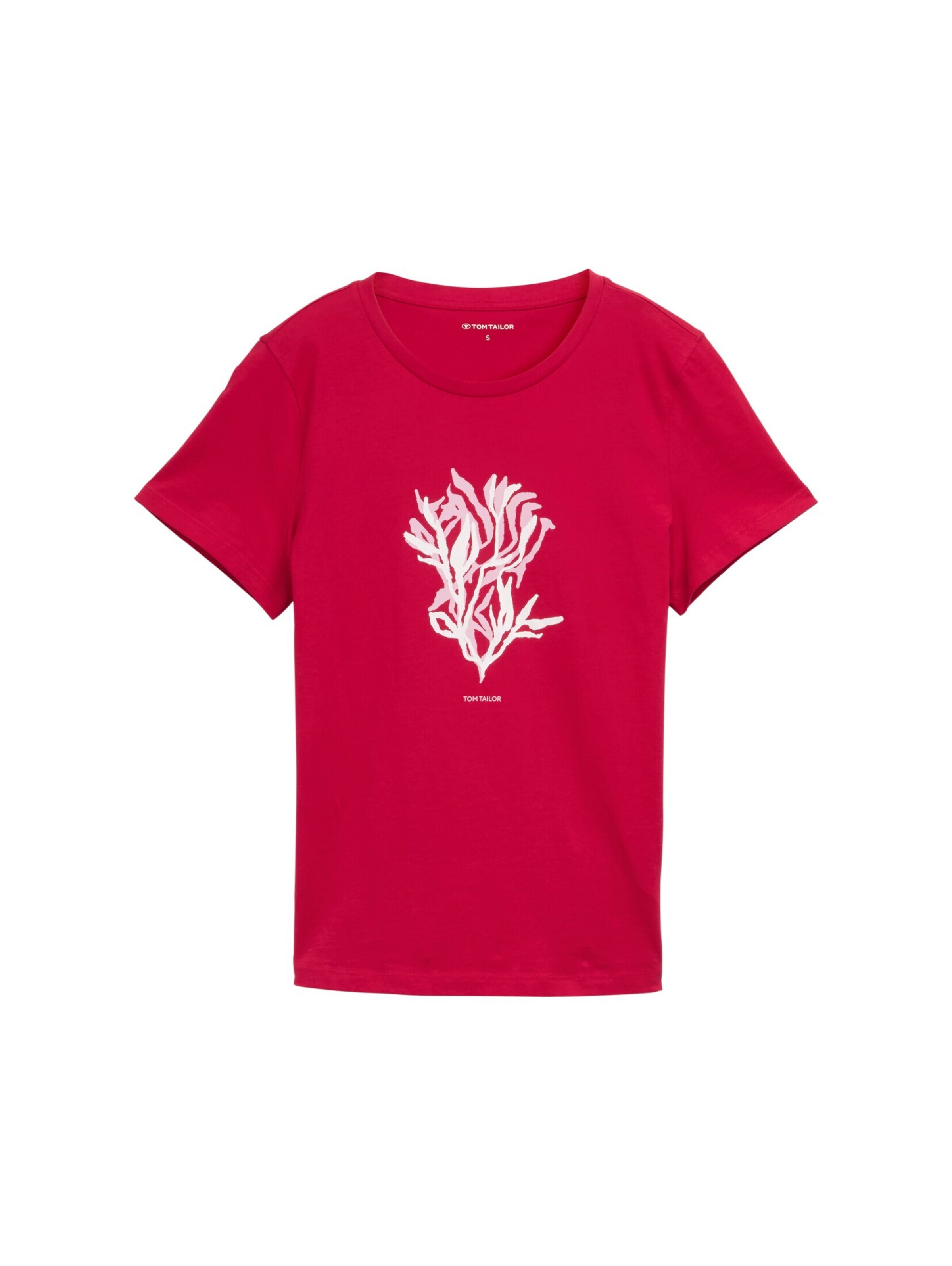 TOM TAILOR Shirt in Red: front