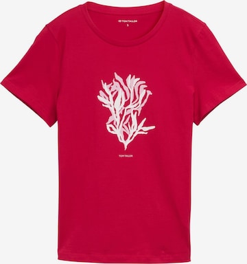 TOM TAILOR Shirt in Red: front