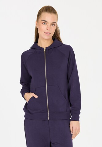 Athlecia Sweat jacket 'Jacey' in Blue: front