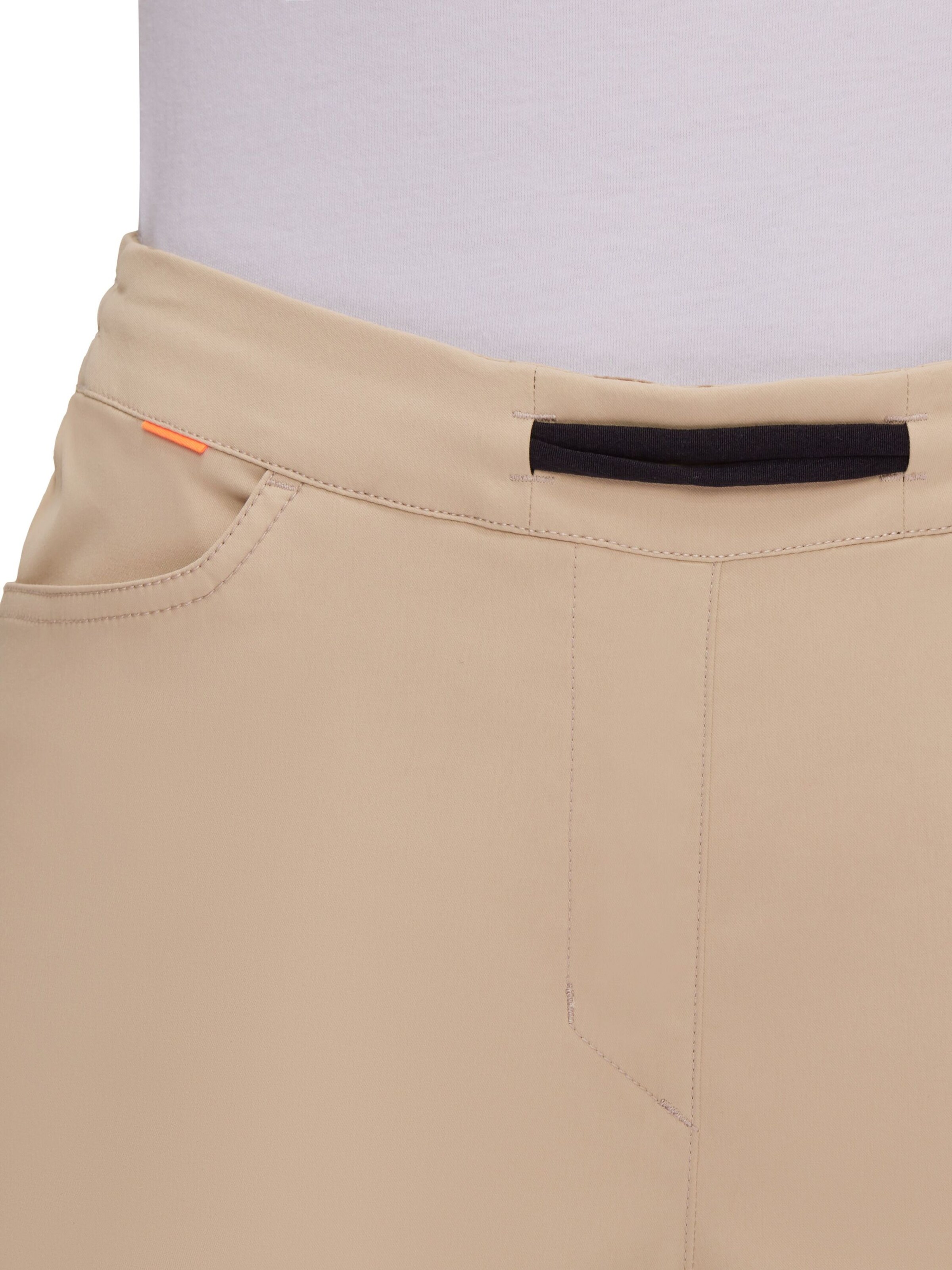 MAMMUT Tapered Outdoor Pants 'Massone Light' in Beige