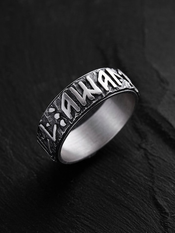 Bague 'VALHALL AWAITS ME' REYTEL en argent