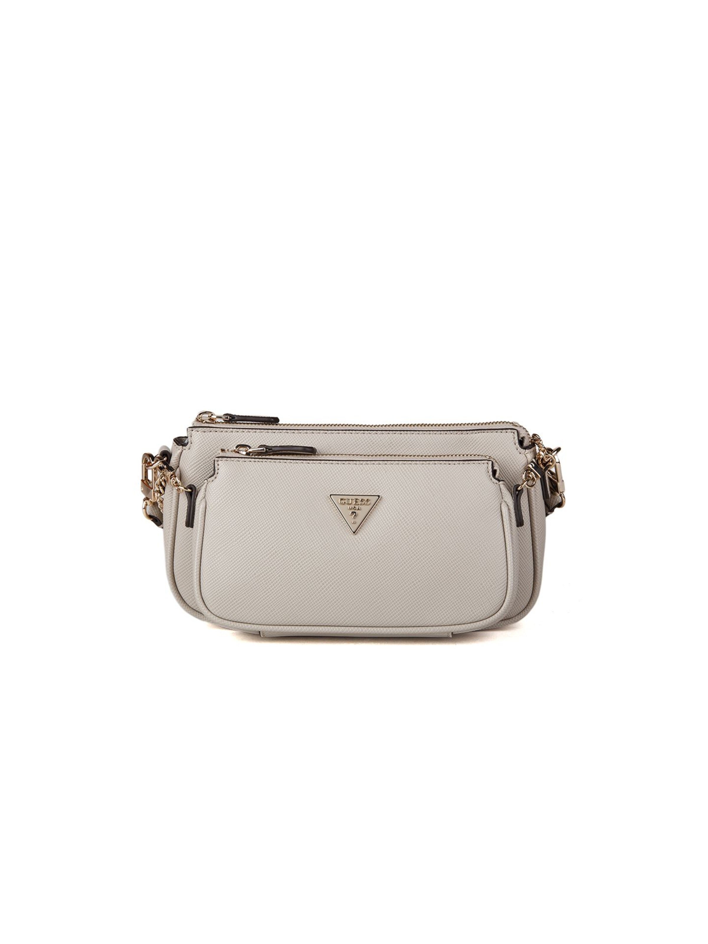 GUESS Schoudertas 'Noelle Ii Dbl' in Beige: voorkant