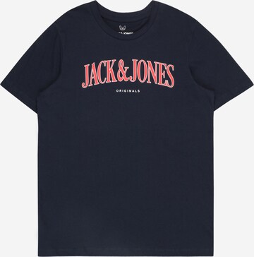 Jack & Jones Junior Tričko – modrá: přední strana