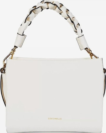 Coccinelle Handtas in Wit: voorkant