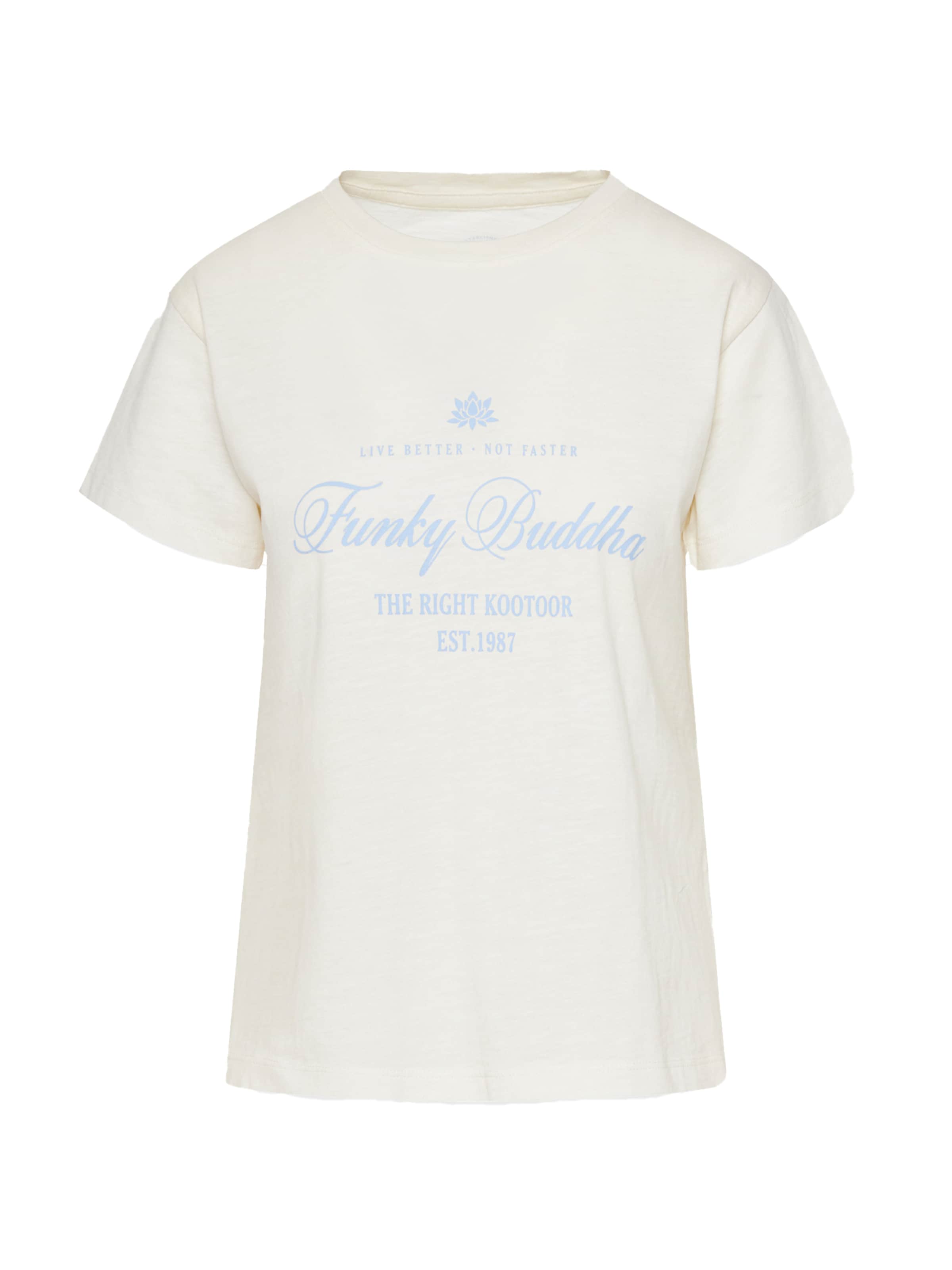 Funky Buddha Póló - fehér: elől