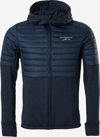 SWEDEMOUNT Outdoorjas 'Lofoten' in Blauw: voorkant