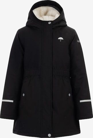 Schmuddelwedda Toiminnallinen takki 'Artic' värissä musta: edessä