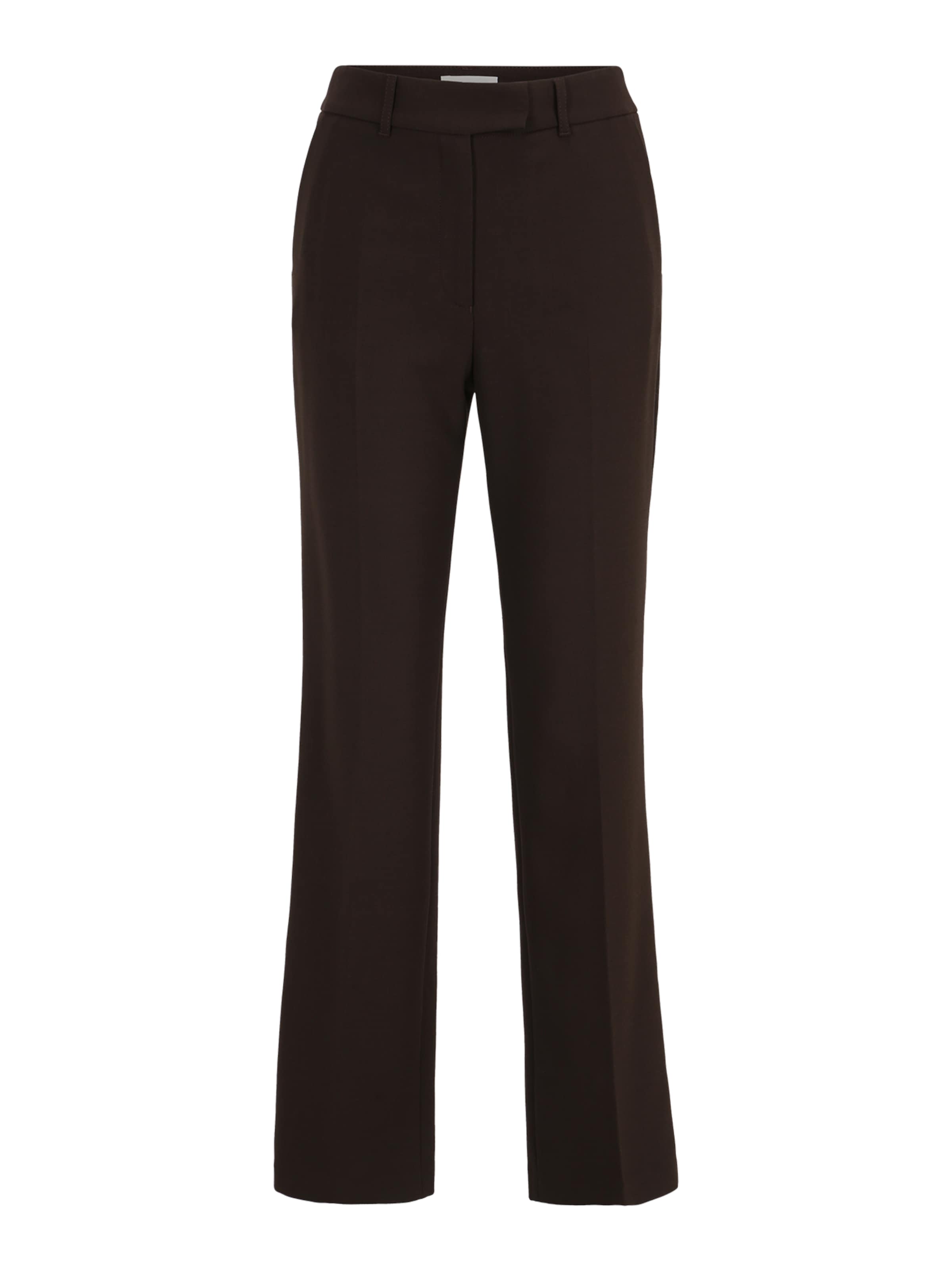 Regular Pantalon à plis s.Oliver BLACK LABEL en marron : devant