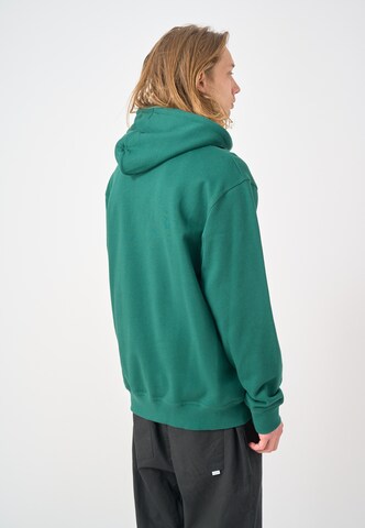 Cleptomanicx Kapuzensweatshirt 'Boxy Hooded' in Grün